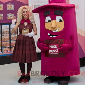 Disfraz de mascota Magenta...