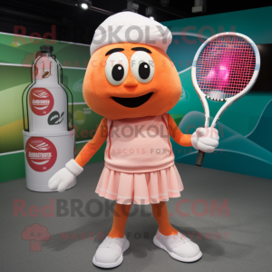 Peach Tennis Racket...