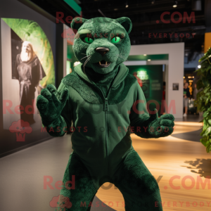 Forest Green Panther mascot...