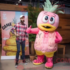 Disfraz de mascota Pink Baa...