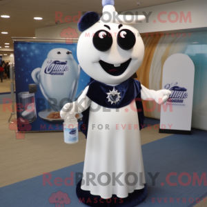 Navy Bottle Of Milk maskot...