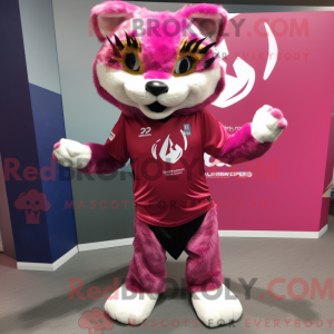Postava maskota Magenta...