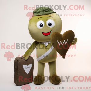 Olive Arrow Of Love mascot...