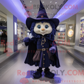 Maskottchenkostüm Navy Witch mit Kapuzenpullover und Rucksack - Marinesoldaten-Maskottchen - REBROKO_331229 - RedBrokoly.com