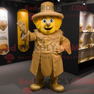 Gold Scarecrow maskot...