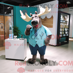 Costume de mascotte d élan...