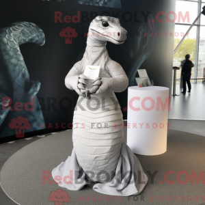 Sølv Titanoboa maskot...