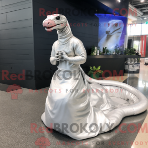 Sølv Titanoboa maskot...