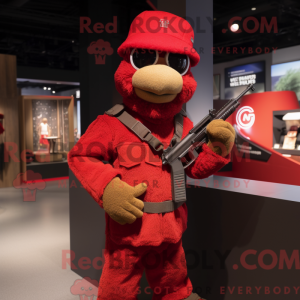 Postava maskota Red Sniper...