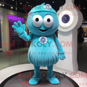 Cyan Pho Maskottchen Kostüm...