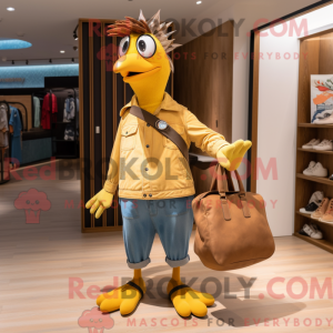 Gouden Specht mascotte...
