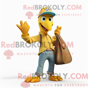 Gouden Specht mascotte...