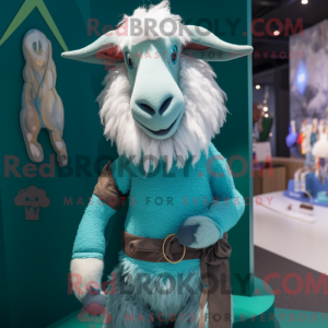 Máscara de cabra Cyan...