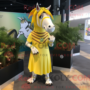 Citrongul Quagga maskot...