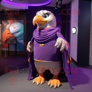 Purple Falcon mascotte...