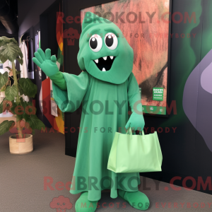 Forest Green Ghost mascot...