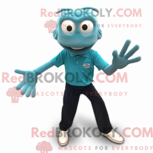 Postava maskota Teal Spider...