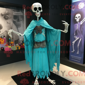 Turquoise Undead mascot...