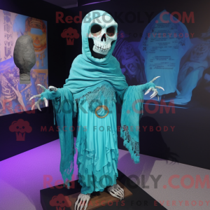 Turquoise Undead mascot...
