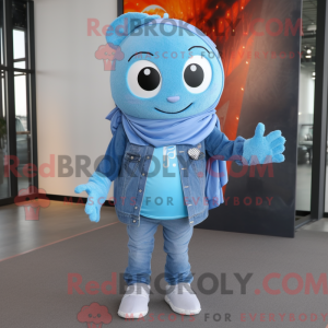 Sky Blue Alliance maskot...
