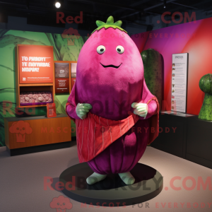 Magenta Melon mascot...