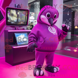Máscara de Pinguim Magenta...