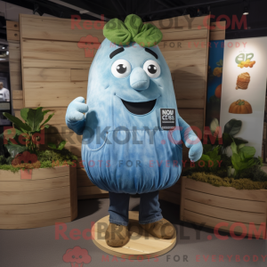 Cyan Potato maskot...