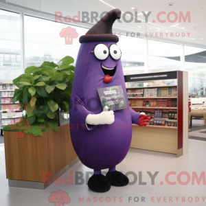 Maskot z bakłażana kostyme...