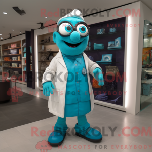 Disfraz de mascota de Cyan...