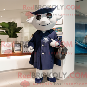 Navy Ray maskot kostume...