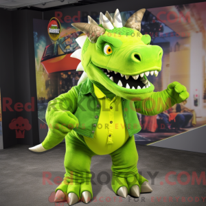 Lime Green Triceratops...