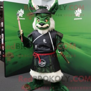 Forest Green Samurai maskot...