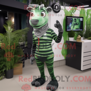 Skoggrønn Máscara de Zebra...
