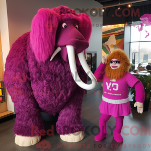 Figura de máscara Magenta...