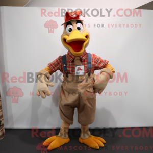 Maskotdrakttan Tan Rooster...