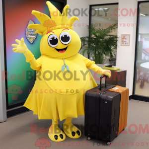 Costume mascotte de rayon...