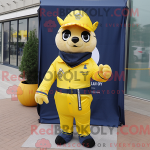 Figura de máscara de selo...
