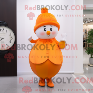 Peach Mandarin mask drakt...