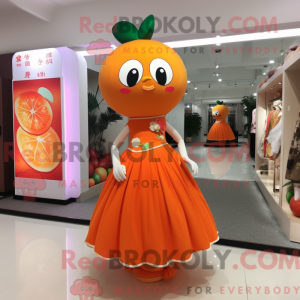 Maskottchenkostüm Peach...