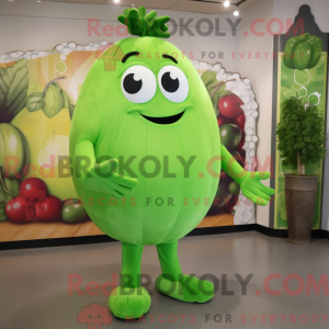 Grønn drue maskot kostyme...