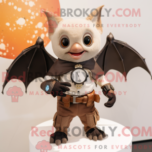 Brown Bat mascot costume...