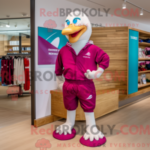 Costume mascotte Magenta...