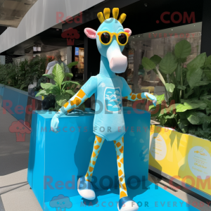 Costume mascotte de girafe...