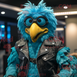 Turkis kylling maskot...