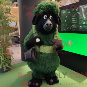 Forest Green Suffolk Sheep...