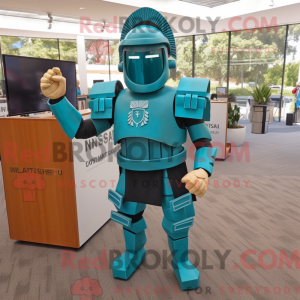Blågrøn Spartan Soldier...