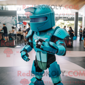 Blågrøn Spartan Soldier...