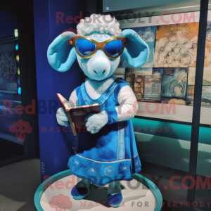 Maskottchenkostüm Blue Ram...