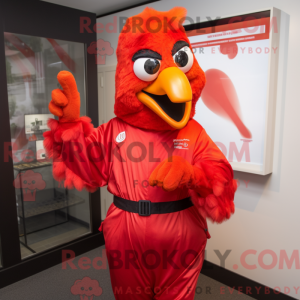 Mascotte de poulet Tandoori...