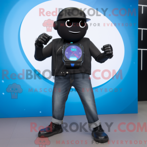 Black Computer mascot...